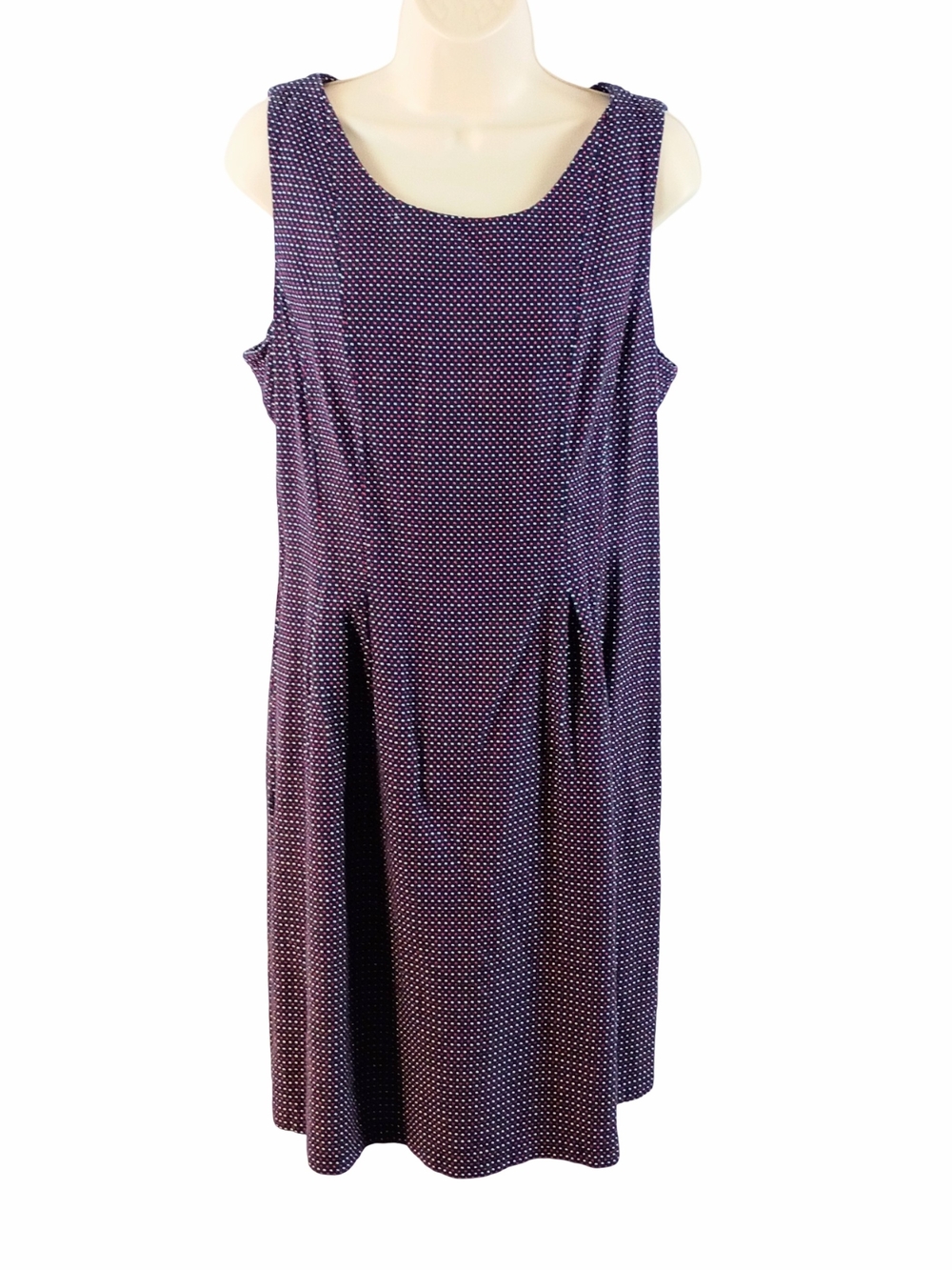 Tommy Hilfiger Red White And Blue   Midi Shift Dress